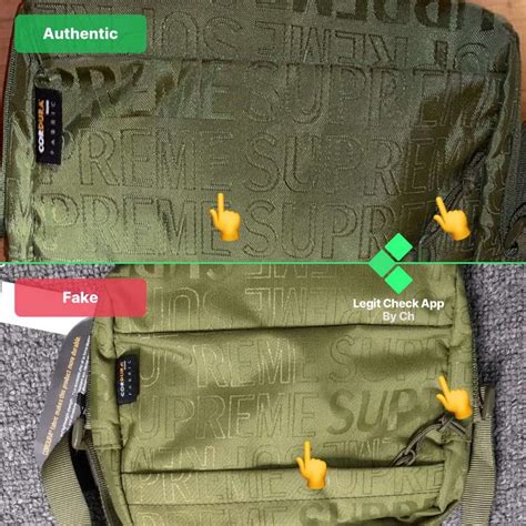 fake supreme sling bag|inside of supreme bag.